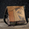 Skórzana torba listonoszka A4 handmade Śladem Kota